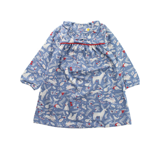 A Blue Long Sleeve Dresses from Boden in size 12-18M for girl. (Front View)