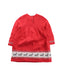 A Red Sweater Dresses from Boden in size 12-18M for girl. (Back View)