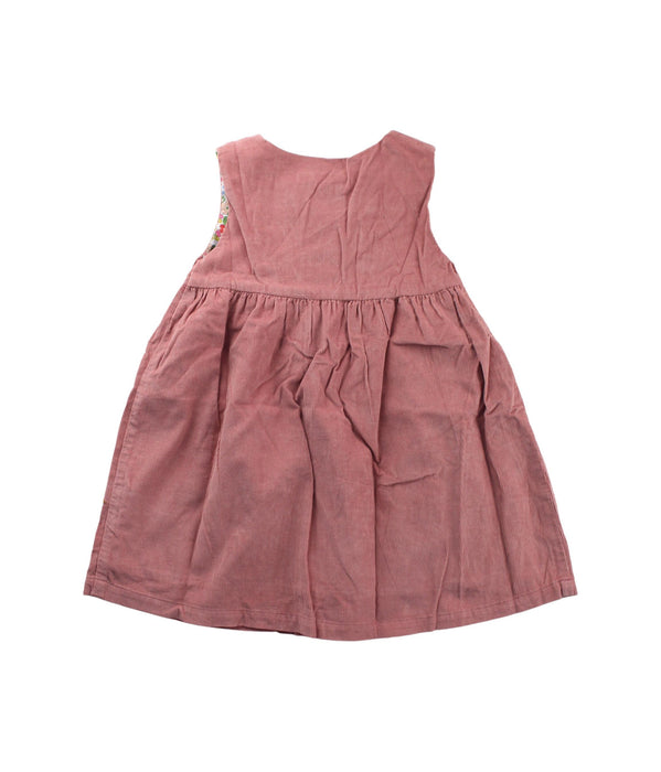 A Pink Sleeveless Dresses from Boden in size 18-24M for girl. (Back View)