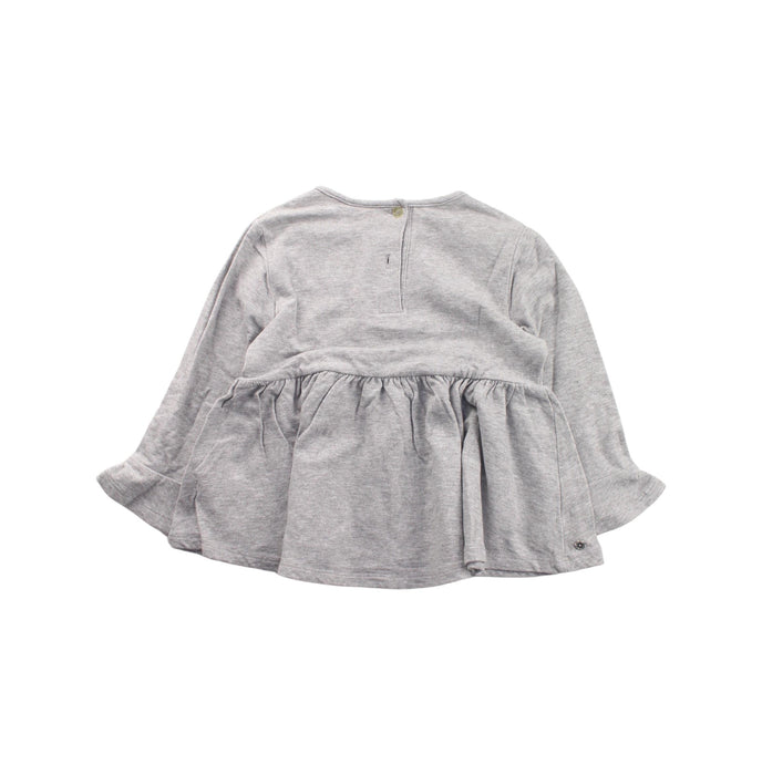 A Grey Long Sleeve Dresses from Sarabanda in size 18-24M for girl. (Back View)