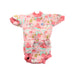 A Pink Wetsuits from Splash About in size 6-12M for girl. (Front View)