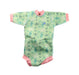 A Green Wetsuits from Splash About in size 12-18M for girl. (Front View)