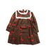 A Brown Long Sleeve Dresses from Mini Rodini in size 18-24M for girl. (Front View)