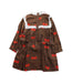 A Brown Long Sleeve Dresses from Mini Rodini in size 18-24M for girl. (Back View)