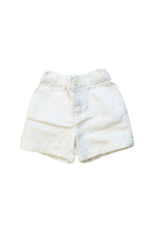 A White Shorts from Ralph Lauren in size 6-12M for neutral. (Front View)