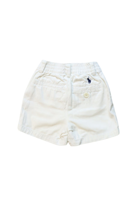 A White Shorts from Ralph Lauren in size 6-12M for neutral. (Back View)