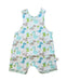 A Multicolour Overall Shorts from Cotton Pigs in size 6-12M for neutral. (Front View)