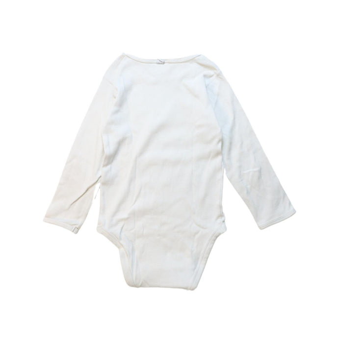 A White Long Sleeve Bodysuits from Marquise in size 18-24M for neutral. (Back View)