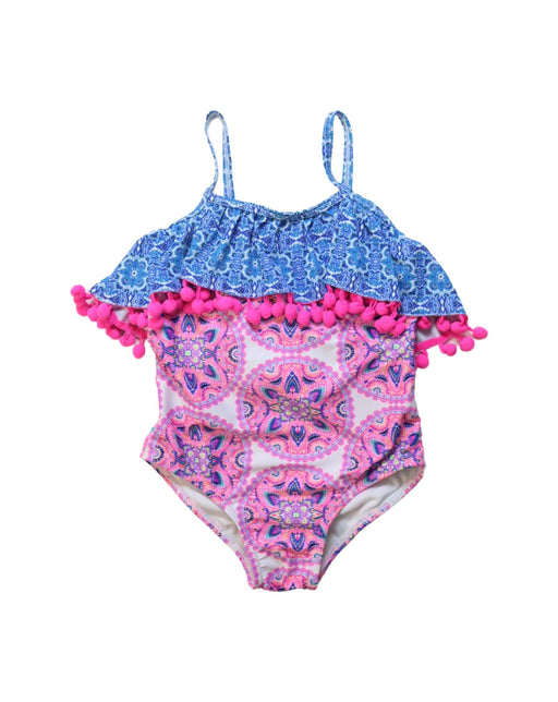 A Multicolour Swimsuits from Nicole Miller in size 4T for girl. (Front View)