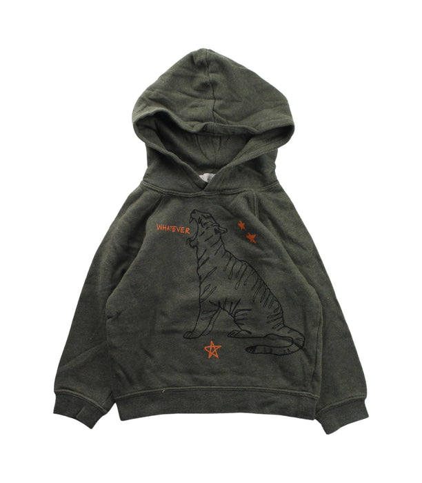 A Green Hooded Sweatshirts from Stella McCartney in size 2T for boy. (Front View)