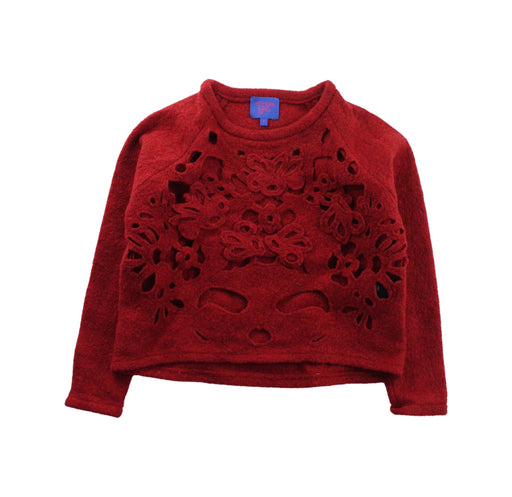 A Red Knit Sweaters from Opera Girl in size 8Y for girl. (Front View)