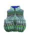 A Green Outerwear Vests from Kingkow in size 12-18M for boy. (Front View)