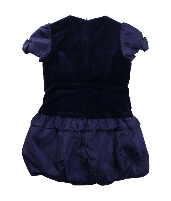 A Blue Short Sleeve Dresses from Nicholas & Bears in size 12-18M for girl. (Back View)