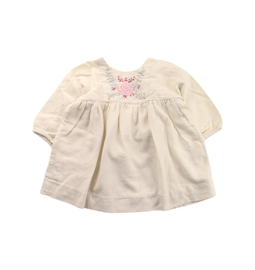 A White Long Sleeve Dresses from Bonpoint in size 6-12M for girl. (Front View)