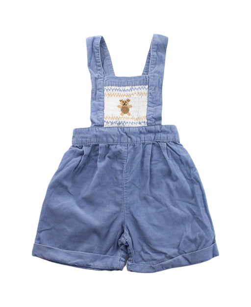 A Blue Overall Shorts from Rachel Riley in size 3-6M for girl. (Front View)