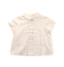 A White Short Sleeve Shirts from Tizzas in size 18-24M for girl. (Front View)