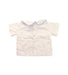 A White Short Sleeve Tops from Rachel Riley in size 3-6M for girl. (Back View)