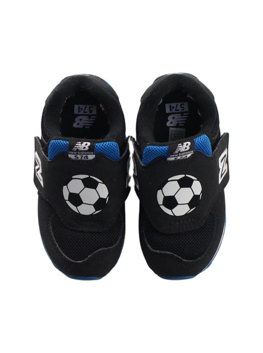 A Black Sneakers from New Balance in size 18-24M for boy. (Back View)