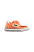 A Orange Slip Ons from Converse in size 18-24M for boy. (Front View)