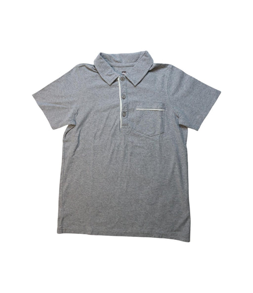 A Grey Short Sleeve Polos from Tea in size 12Y for boy. (Front View)