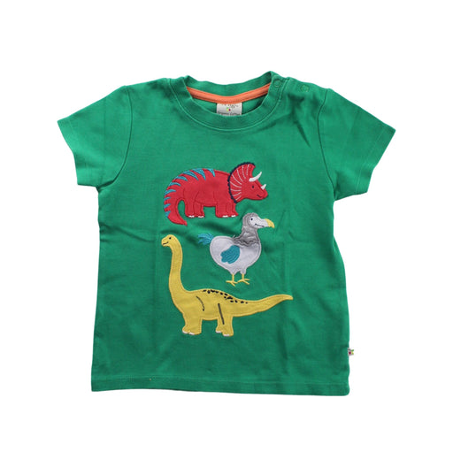 A Green Short Sleeve T Shirts from Frugi in size 2T for boy. (Front View)