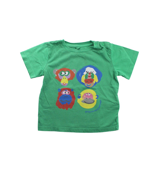 A Green Short Sleeve T Shirts from Stella McCartney in size 2T for boy. (Front View)