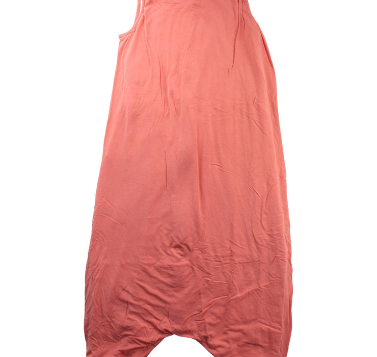 A Orange Sleeveless Rompers from Kyte Baby in size 4T for girl. (Back View)
