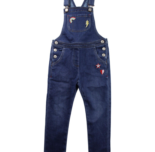 A Blue Long Overalls from Boden in size 3T for girl. (Front View)