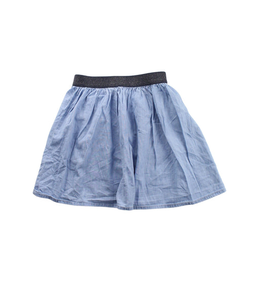 A Blue Short Skirts from Monoprix in size 6T for girl. (Front View)