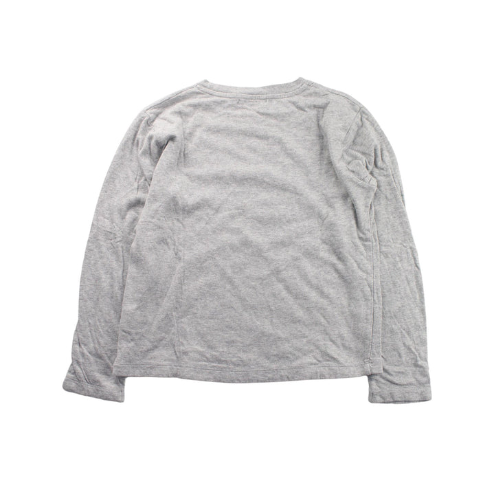 A Grey Long Sleeve T Shirts from Bonpoint in size 8Y for girl. (Back View)