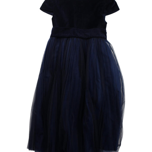 A Blue Short Sleeve Dresses from Jacadi in size 8Y for girl. (Front View)