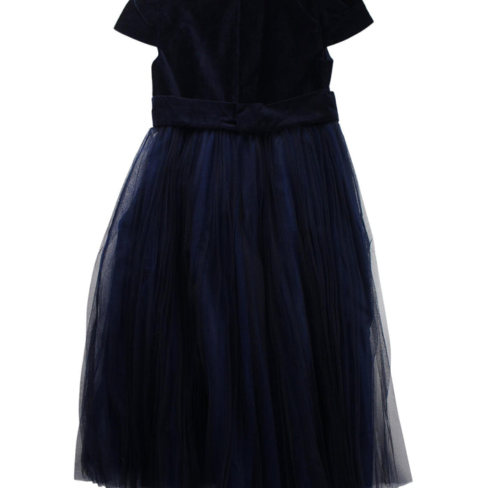 A Blue Short Sleeve Dresses from Jacadi in size 8Y for girl. (Back View)