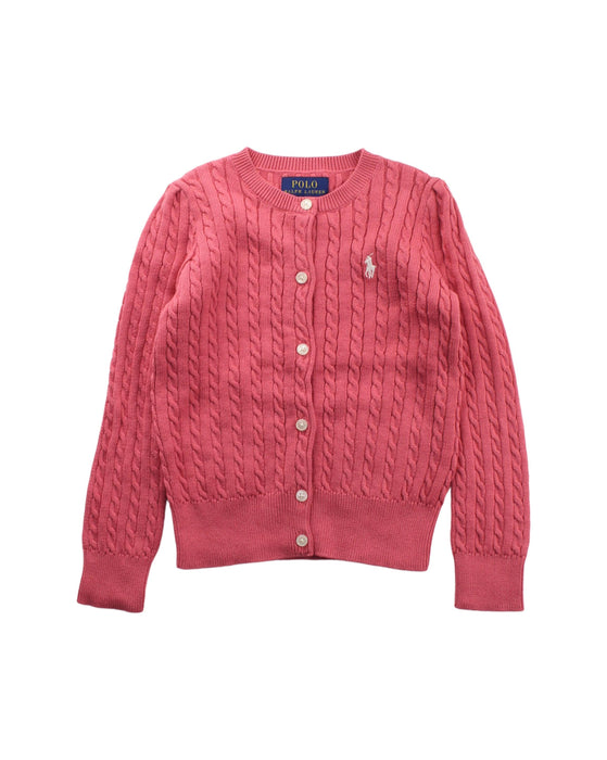 A Pink Cardigans from Polo Ralph Lauren in size 4T for boy. (Front View)