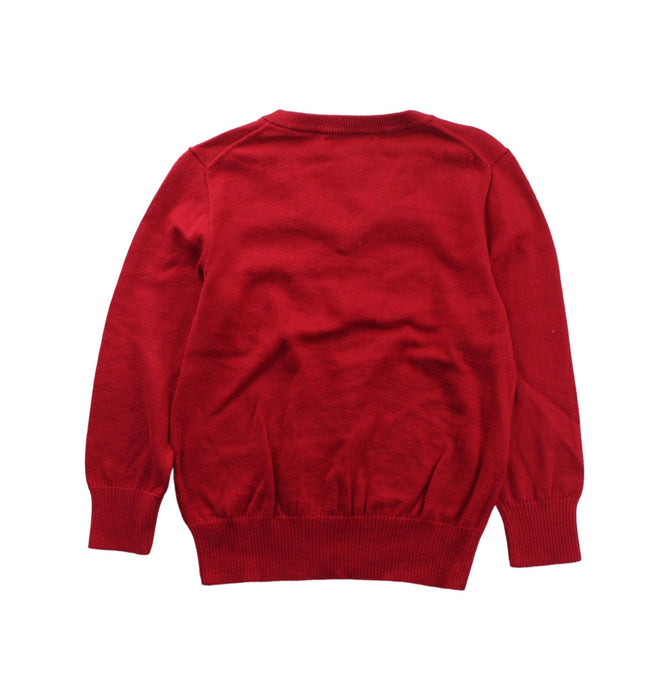 A Red Knit Sweaters from Polo Ralph Lauren in size 3T for boy. (Back View)