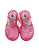 A Pink Sandals from Petit Bateau in size 3T for girl. (Back View)