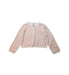 A Pink Cardigans from Petit Bateau in size 3T for girl. (Front View)