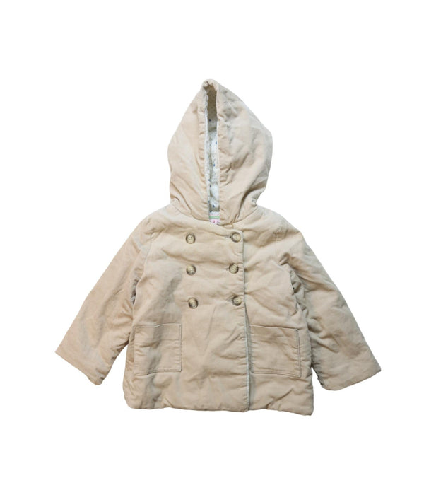 A Beige Lightweight Jackets from Bonpoint in size 3T for neutral. (Front View)