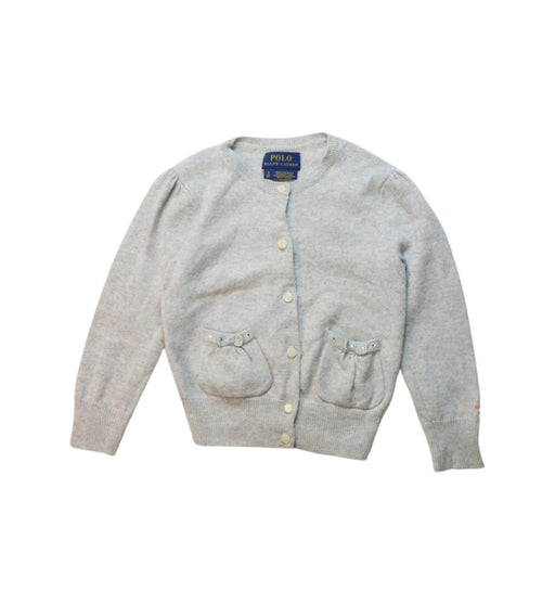 A Grey Cardigans from Polo Ralph Lauren in size 3T for neutral. (Front View)