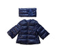 A Navy Puffer/Quilted Jackets from Nicholas & Bears in size 2T for neutral. (Front View)