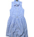 A Blue Sleeveless Dresses from Polo Ralph Lauren in size 6T for girl. (Front View)