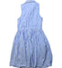 A Blue Sleeveless Dresses from Polo Ralph Lauren in size 6T for girl. (Back View)