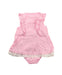 A Pink Short Sleeve Bodysuits from Nicholas & Bears in size 6-12M for girl. (Back View)