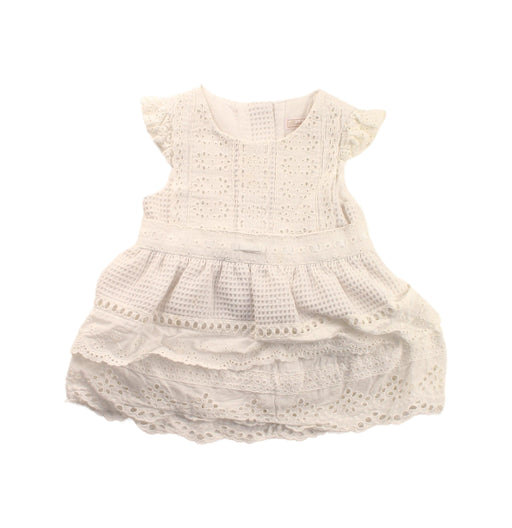 A White Dress Sets from Nicholas & Bears in size 6-12M for girl. (Front View)