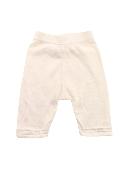 A White Shorts from Repetto in size 3-6M for girl. (Front View)