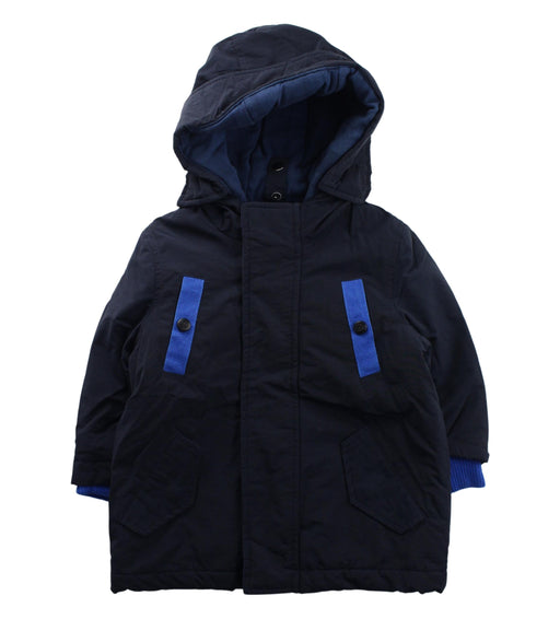 A Blue Coats from Little Marc Jacobs in size 2T for boy. (Front View)