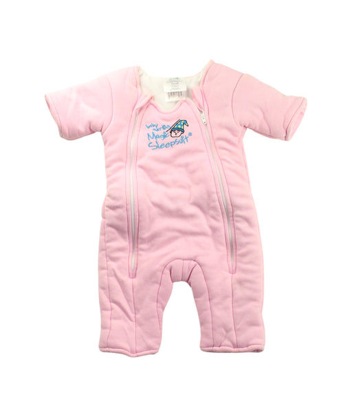 A Pink Swaddles from Baby Merlin Company in size 3-6M for girl. (Front View)