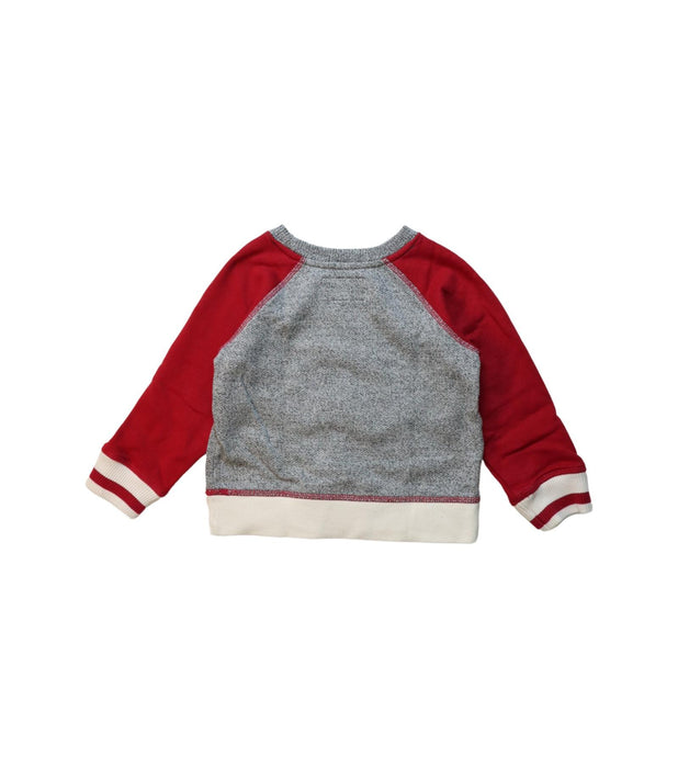 A Multicolour Crewneck Sweatshirts from Roots in size 12-18M for boy. (Back View)