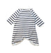 A Black Onesies from Petit Bateau in size 0-3M for neutral. (Back View)