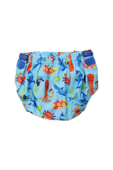 A Multicolour Swim Diapers from Konfidence in size O/S for boy. (Back View)