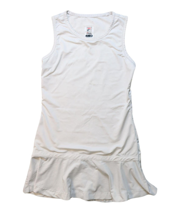 A White Sleeveless Dresses from Fila in size 5T for girl. (Front View)